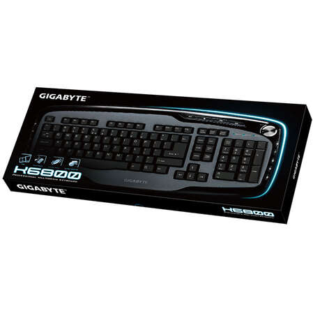 Клавиатура Gigabyte GK-K6800 Gaming Keyboard Black USB