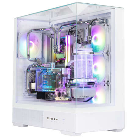 Корпус ATX Miditower Zalman P40 Prism Plus White