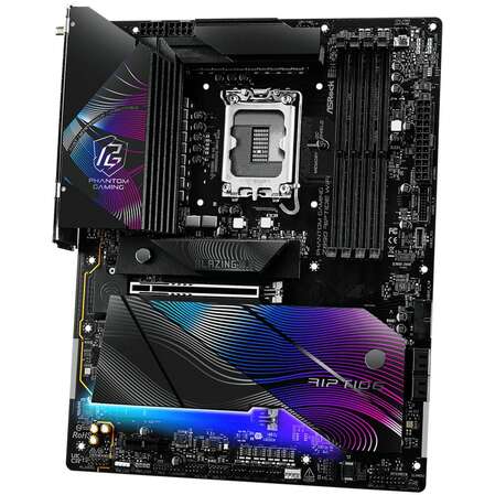 Материнская плата ASRock Z890 Riptide WiFi Z890 Soc-1851 4xDDR5, 4xSATA3, RAID, 5хM.2, 3xPCI-E16x, 6xUSB3.2, 2xUSB3.2 Type C, HDMI, WiFi, 2.5Glan, ATX