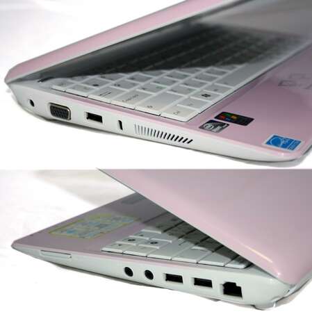 Нетбук Asus EEE PC 1101HA Atom-Z520/2/250/11,6"/WiFi/BT/Win 7 Starter/Pink