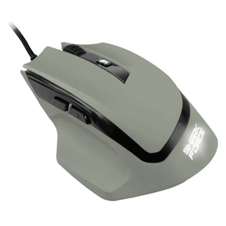 Мышь Sharkoon Shark Force Military Grey проводная