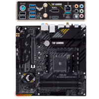 Материнская плата ASUS TUF Gaming B550M-Plus WiFi II B550 Socket AM4 4xDDR4, 4xSATA3, RAID, 2xM.2, 2xPCI-E16x, 5xUSB3.2, 1xUSB3.2 Type C, DP, HDMI, Wi-Fi, 2.5Glan, mATX