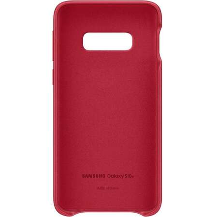 Чехол для Samsung Galaxy s10e SM-G970 Leather Cover красный