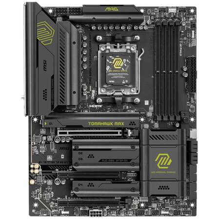 Материнская плата MSI MAG B850 Tomahawk WiFi Socket-AM5 AMD B850 4xDDR5, 6xSATA3, RAID, 4xM.2, 3xPCI-E16x, 3xUSB3.2, 3xUSB3.2 Type C, HDMI, WiFi, 5Glan, ATX Ret