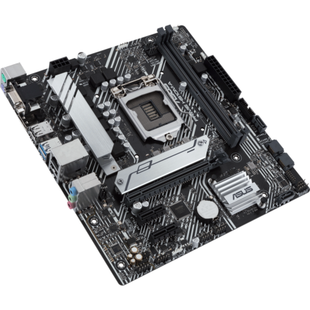 Материнская плата ASUS Prime H510M-A H510 Socket-1200 2xDDR4, 4xSATA3, 1xM.2, 1xPCI-E16x, 2xUSB3.2, D-Sub, DP, HDMI, Glan, mATX