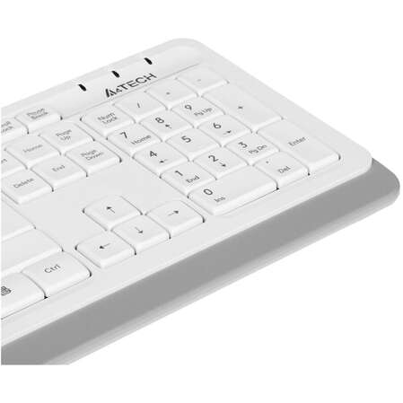 Клавиатура+мышь A4Tech Fstyler F1010 White/Grey