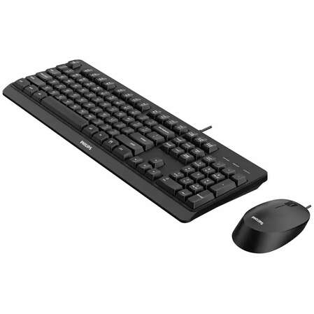 Клавиатура+мышь Philips SPT6207BL Black