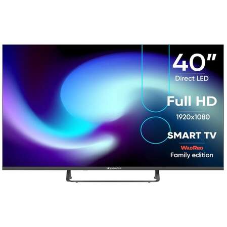 Телевизор 40" Topdevice TDTV40BS04F_ML (FullHD 1920x1080, Smart TV) серый