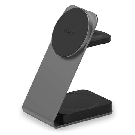 Беспроводная зарядная панель 3 в 1 Для IPhone, Apple Watch, Airpods uBear Level Pro 25W Grey