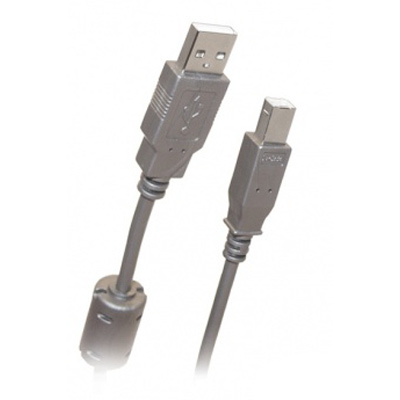 Кабель USB2.0 тип А(m)-B(m) 5.0м Belsis (BW1413) ферритовые фильтры