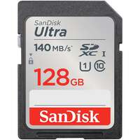 Карта памяти SecureDigital 128Gb Sandisk Ultra SDXC class 10 UHS-I (SDSDUNB-128G-GN6IN)