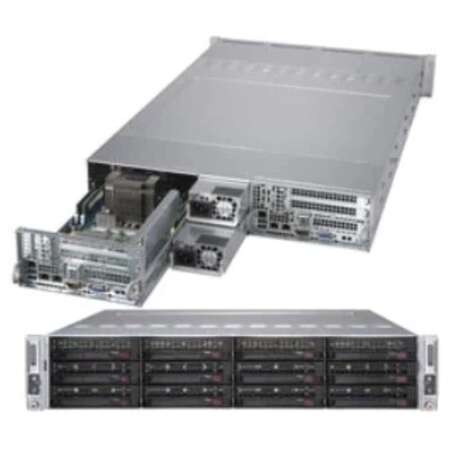 Платформа SuperMicro SYS-6029TR-DTR 2*node 2*LGA3647, C621, 8*DDR4(2933, 6*3.5" HS SATA3, 2*PCIE, 2*Glan, IPMI lan, 2*USB 3.0, VGA, COM 2*1200W