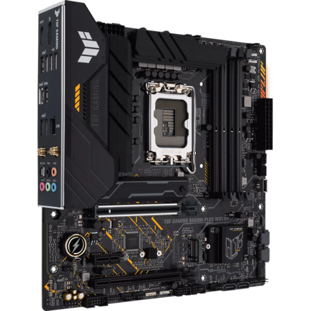 Материнская плата ASUS TUF Gaming B660M-Plus WiFi D4 B660 Socket-1700 4xDDR4, 4xSATA3, RAID, 2xM.2, 2xPCI-E16x, 5xUSB3.2, 1xUSB3.2 Type C, DP, HDMI, WiFi, 2.5Glan, mATX