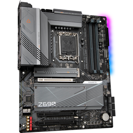 Материнская плата Gigabyte Z690 Gaming X DDR4 Z690 Socket-1700 4xDDR4, 6xSATA3, RAID, 4xM.2, 3xPCI-E16x, 5xUSB3.2, 1xUSB3.2 Type C, DP, HDMI, 2.5Glan, ATX