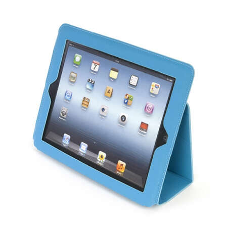 Чехол для iPad 2/3/4 Tucano Ala, эко кожа, голубой
