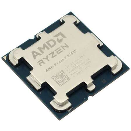 Процессор AMD Ryzen 7 8700F, 4.1ГГц, (Turbo 5.0ГГц), 8-ядерный, L3 16МБ, Сокет AM5, OEM