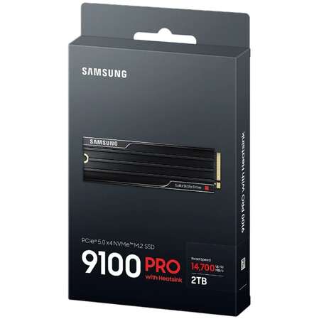 Внутренний SSD-накопитель 2000Gb Samsung 9100 Pro with Heatsink (MZ-VAP2T0CW) M.2 2280 PCI-E 5.0 x4