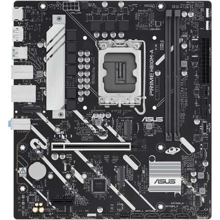 Материнская плата ASUS Prime H810M-A-CSM H810 Soc-1851 2xDDR5, 4xSATA3, 2хM.2, 1xPCI-E16x, 2xUSB3.2, DP, HDMI, Glan, mATX