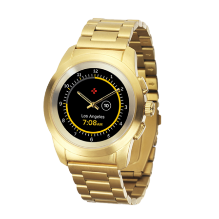 Умные часы MyKronoz ZeTime Elite Petite (мозаичный металлический ремешок цвет желтое золото)	