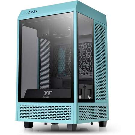 Корпус Mini-ITX Minitower Thermaltake The Tower 100 CA-1R3-00SBWN-00 Mini-ITX Turquoise
