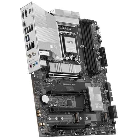 Материнская плата MSI Pro B860-P WiFi B860 Soc-1851 4xDDR5, 4xSATA3, RAID, 3хM.2, 4xPCI-E16x, 4xUSB3.2, 1xUSB3.2 Type C, DP, HDMI, WiFi, 5Glan, ATX