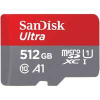 Карта памяти Micro SecureDigital 512Gb SanDisk Ultra microSDXC class 10 UHS-1 A1 SDSQUAC-512G-GN6MA