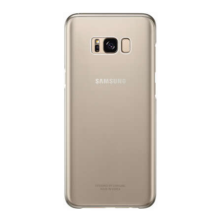 Чехол для Samsung Galaxy S8+ SM-G955 Clear Cover, золотистый