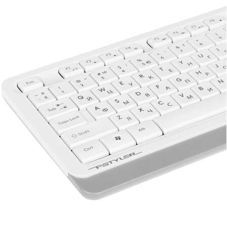 Клавиатура+мышь A4Tech Fstyler F1010 White/Grey