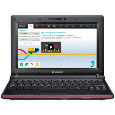 Нетбук Samsung N100-MA01 atom N435/1G/250G/10.1/WiFi/cam/Linux black