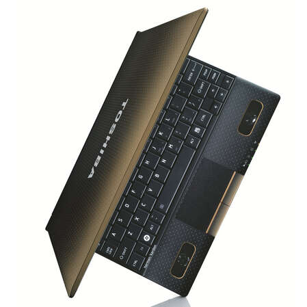 Toshiba Netbook NB550D-A1T C60/2Gb/320GB/DVD/HD 6250/WiFi/BT/Cam/10.1"/W7 Starter (32-bit)/ Brown 