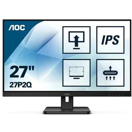 Монитор 27" AOC 27P2Q IPS 1920x1080 4ms HDMI, DisplayPort, DVI, VGA