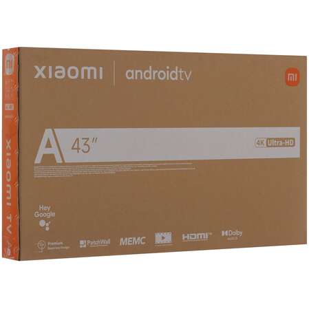 Телевизор 43" Xiaomi TV A43 4K 2026 RU