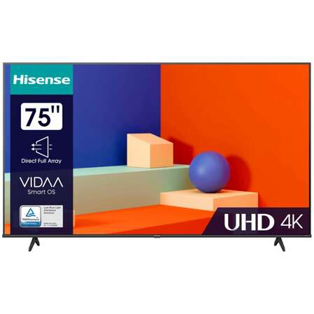 Телевизор 75" Hisense 75A6K (4K Ultra HD 3840x2160, Smart TV) черный
