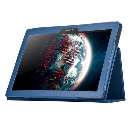 Чехол для Lenovo IdeaTab 2 A10-70L, IT BAGGAGE эко кожа синий