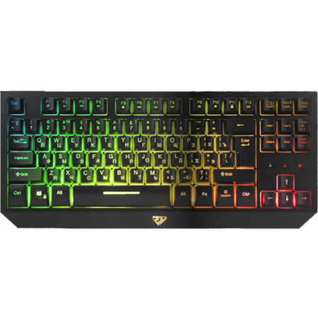 Клавиатура Qcyber Tomahawk TKL Black USB Gamer RGB