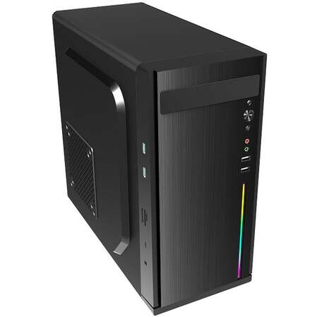 Корпус MicroATX Miditower Delux G504 RGB Black