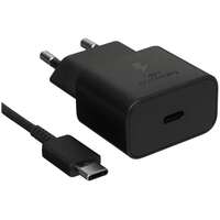 Сетевое зарядное устройство Samsung EP-T2510 25W Type C+ cable, черное