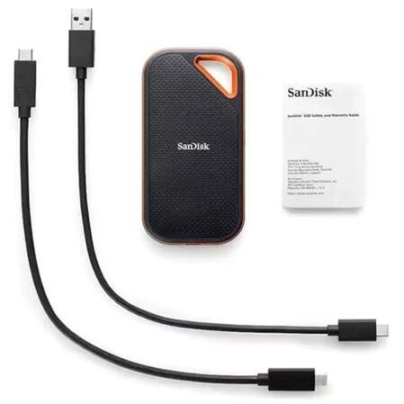 Внешний SSD-накопитель 2Tb Sandisk Extreme Pro Portable SDSSDE81-2T00-G25 (SSD) USB 3.1 черный