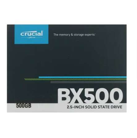 Внутренний SSD-накопитель 500Gb Crucial BX500 CT500BX500SSD1 SATA3 2.5"