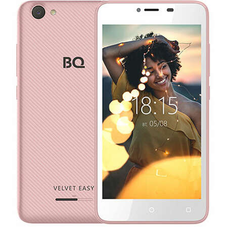 Смартфон BQ Mobile BQ-5000G Velvet Easy Pink