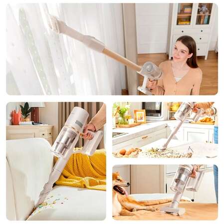 Вертикальный пылесос Dreame U20 White