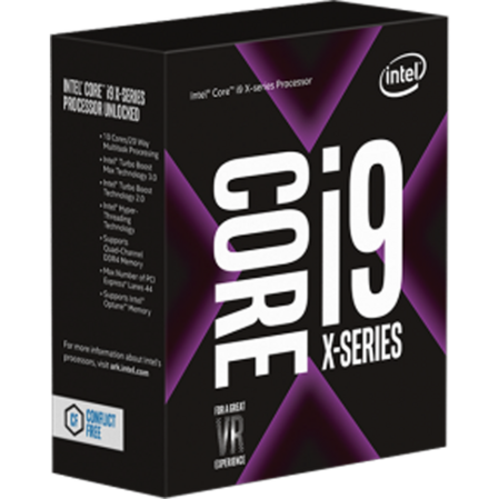 Процессор Intel Core i9-9940X, 3.3ГГц, (Turbo 4.4ГГц), 14-ядерный, L3 19МБ, LGA2066, BOX