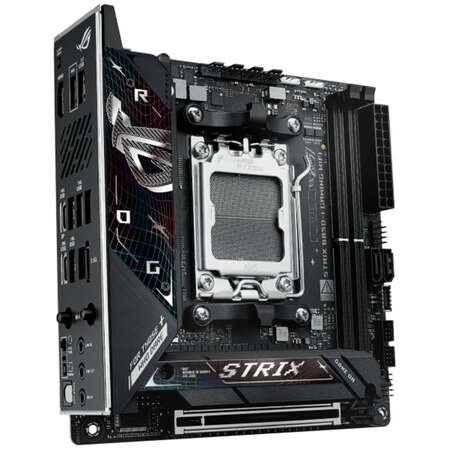 Материнская плата ASUS ROG Strix B850E-I Gaming WiFi B850 Socket AM5 2xDDR5, 2xSATA3, RAID, 2xM.2, 1xPCI-E16x, 4xUSB3.2, 2xUSB3.2 Type C, HDMI, Wi-Fi, 2.5Glan, mini-ITX