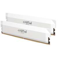 Модуль памяти DIMM 64Gb 2х32Gb DDR5 PC51200 6400MHz Crucial Pro Gaming White (CP2K32G64C40U5W)