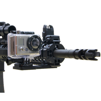 Крепление для GoPro Hero3 на оружие боковое Unlim DL009