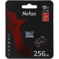Карта памяти Micro SecureDigital 256Gb Netac SDXC class 10 (NT02P500ULT-256G-S)