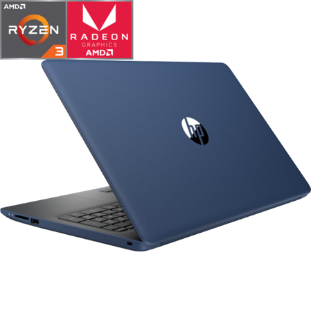 Ноутбук HP 15-db0166ur 4MG47EA AMD Ryzen 3 2200U/4Gb/1Tb+128Gb SSD/AMD Vega 3/15.6" FullHD/Win10 Blue