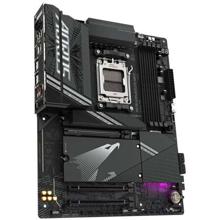 Материнская плата Gigabyte X870 AORUS Elite Wifi7 Socket-AM5 AMD X870 4xDDR5, 4xSATA3, RAID, 4xM.2, 3xPCI-E16x, 6xUSB3.2, 2xUSB3.2 Type C, DP, HDMI, Glan, ATX Ret
