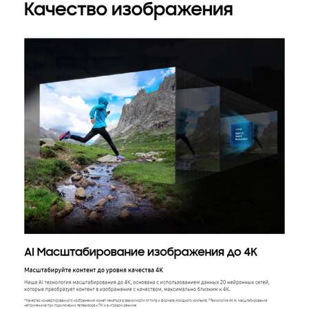 Телевизор 65" Samsung QE65S90DAUXRU (4K UHD 3840x2160, Smart TV) черный (EAC)