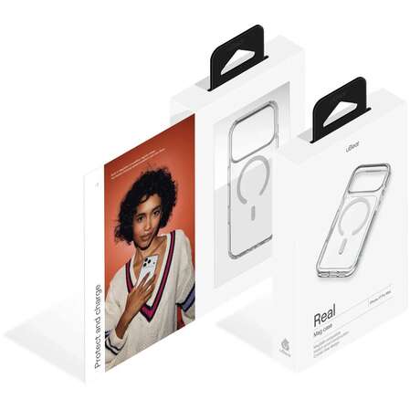 Чехол для Apple iPhone 17 Pro Max uBear Real Mag Case Magsafe прозрачный